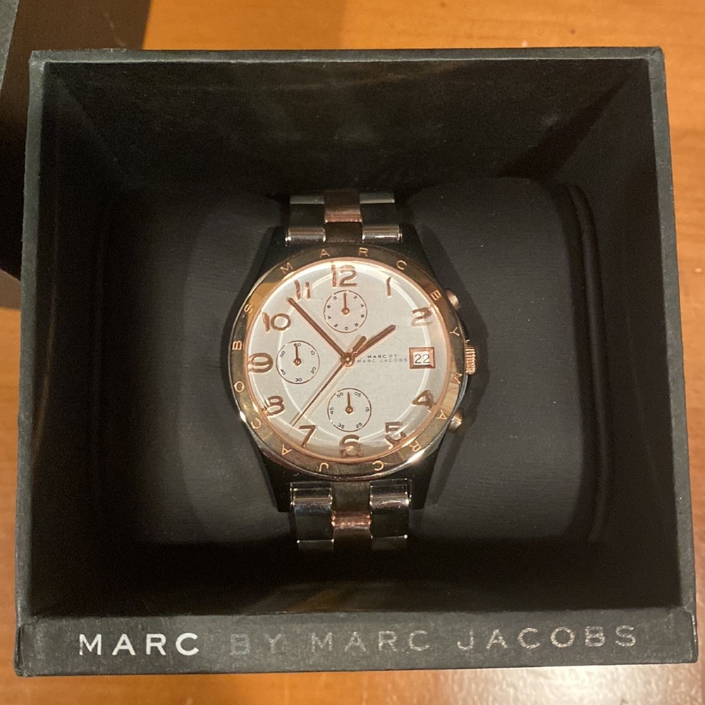 Marc by Marc Jacobs two tone watch